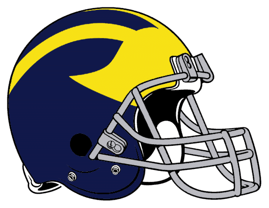 Michigan Wolverines 1969-1975 Helmet Logo diy DTF decal sticker